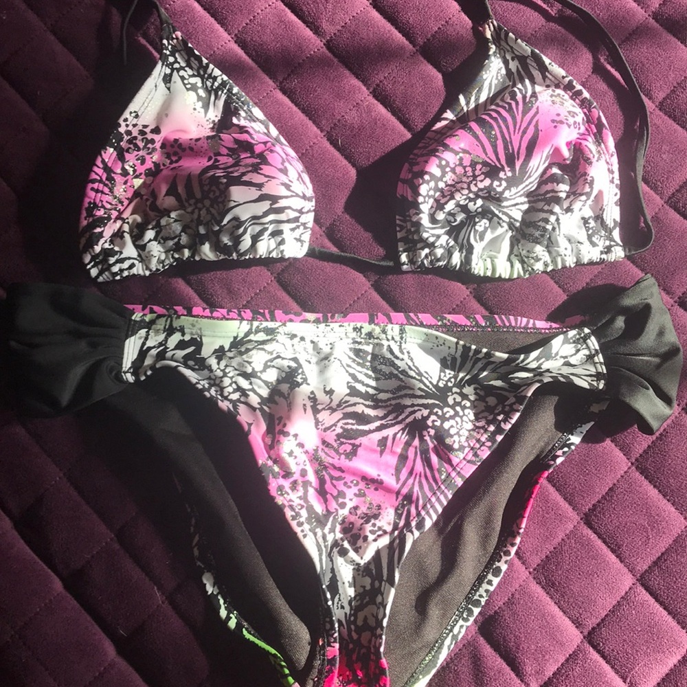 Animal print bikini